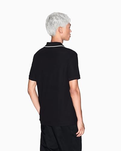 Polo masculino Armani Exchange Johnny Collar de piqué miniatura 5