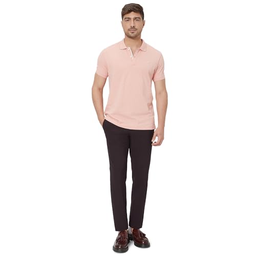 Image of MUFTI Mens Polo Collar Half Sleeve Slim Fit T-Shirts