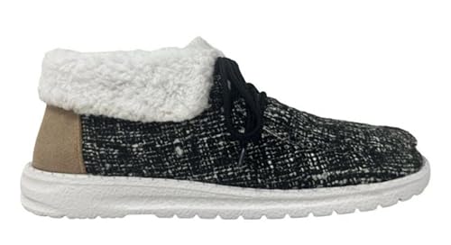 Gypsy Jazz Marsha Black Sherpa Lined Casual Shoe GJSP0349-001