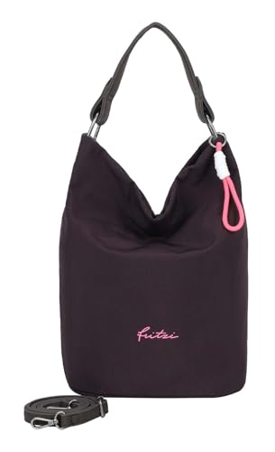 Sac à épaule Lea Hobo Espresso violet foncé grand sac à main femme