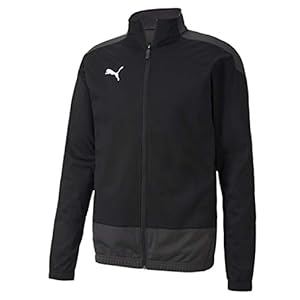 PUMA Homme Veste de Survêtement, Polyester, Puma Noir-Asphalt, XL