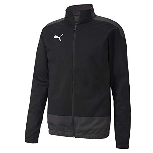 Puma Herren teamGOAL 23 Training Jacket Trainingsjacke, Black-Asphalt, L