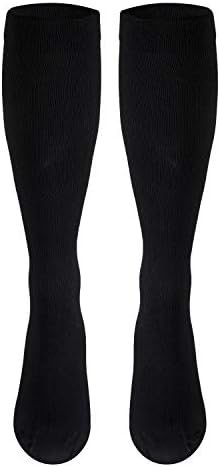 Truform 15-20mmHg of Compression Dress-Style Support Socks, Mens Large, Black - 4