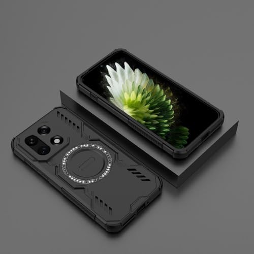 Image of Back Cover Case for OnePlus 15 5G | 360 Protection Mobile Phone Case Mag-Safe | Camera Protection | Back Cover for 1 + OnePlus15 5G / One Plus 15 5+G - Black TPU+PC