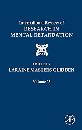 International Review of Research in Mental Retardation: Vol. 35: Volume 35-Wow! eBook