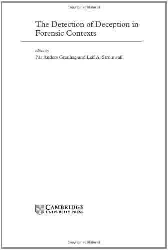 The Detection of Deception in Forensic Contexts