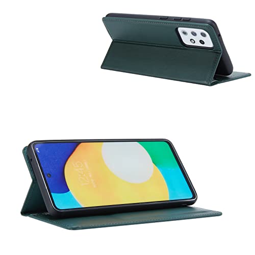 Image of Sharp Icon flip Cover for Oneplus 11R 5G Faux Leather Wallet flip case Cover - Green