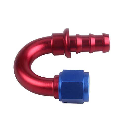 RuleaxAsi Encaixe da extremidade da mangueira de bloqueio de pressão AN10 extremidade da mangueira d