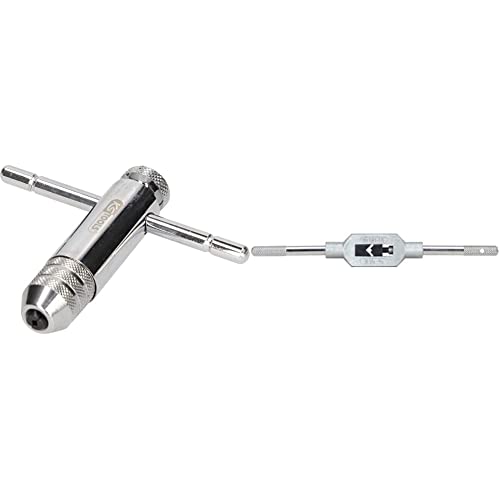 KS TOOLS 331.0660 Porte taraud réversible à cliquet M3,0 10 & 331.0013 Tourne à gauche M3 -M12