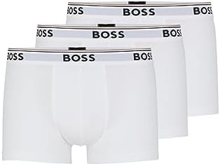 BOSS Men's Stretch Cotton 3 Pack Trunks