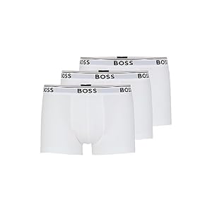 Hugo Boss Men's Trunk 3 Pack, Black, Large