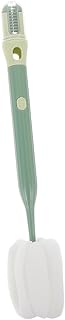 HEMOTON Cup Brush with Long Handle Bottle Brush Water Cup Bottle Brush for Feeding Bottles Feeding Brush with Long Handle Steel Wool Sponge Cup Cleaner Brush Sponge