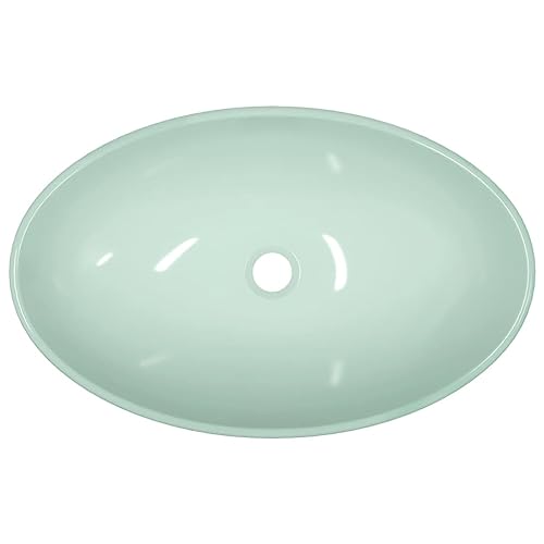 Lavabo blanco rectangular de vidrio templado antical de 54,5 cm 7