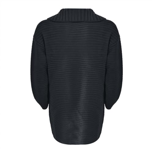 Mens Long Sleeve Stand Collar Knitted Cardigan Sweaters Slim Fit Open Front Mid Length Pockets Drape Cape Overcoats3