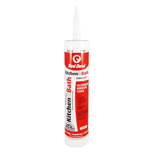 Red Devil DuraGuard Kitchen & Bath Siliconized Acrylic Caulk