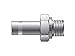 Parker Instrumentation Tube Fitting - Straight BSPP Tube End Male Adapter for use with Inch Tubing