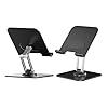 VELATEMOR 360 Degree Rotating Tablet Stand, Adjustable Desktop Phone Holder for Air 1 2 3, Suitable for Various Usage Scenarios (Black) #2