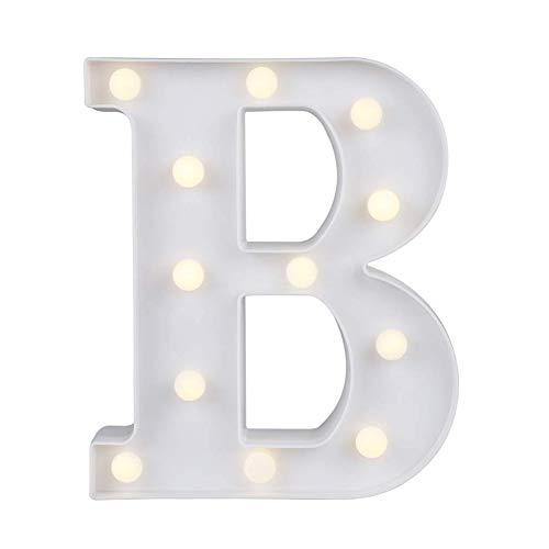 Marquee Letter Lights,26 Alphabet Light Up Marquee Letters Sign Battery Powered Christmas Night
