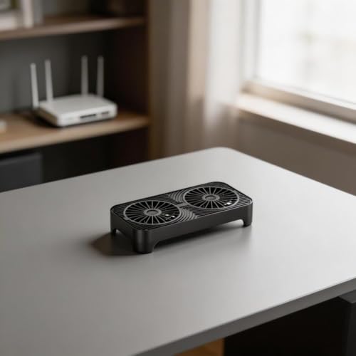 Base de ventilador ABS contra sobrecalentamiento silenciosa de 140 mm 7