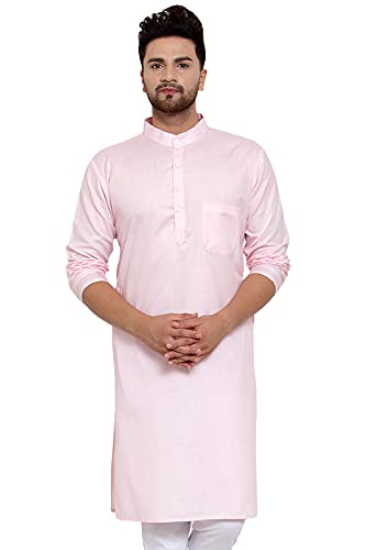Image of B BEN Men Self Design Cotton Blend Kurta