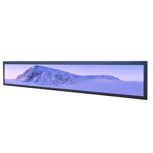 Image of VSDISPLAY 24'' Digital Signage Display 1920x360 Stretched Bar LCD | Android 11 IPS Advertising Monitor Supports USB Auto Copy Autoplay, for Marquee Supermarket Exhibition