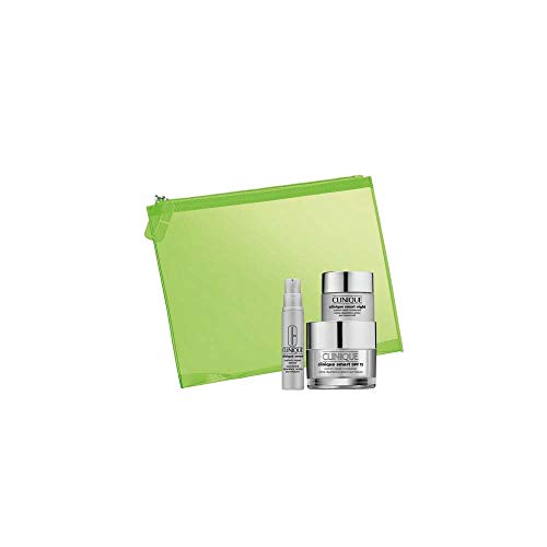 Clinique Smart & Smooth 4 Piece Set - Dry Combination (Includes Clinique Smart SPF 15 Custom Repair Moisturizer 1.7oz)