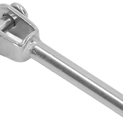 10 Pcs 3mm Turnbuckle Stainless Steel Turnbuckle Jaw Swage End Fitting Marine Turnbuckle Jaw Durable for Wire Rope Cable miniatura 7