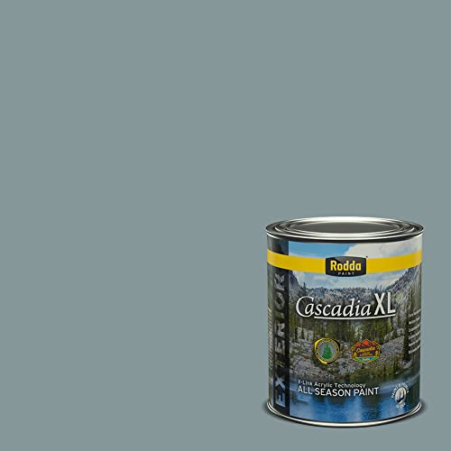 Rodda Paint CASCADIA XL Exterior Satin Paint & Primer in One, Quart, Garibaldi