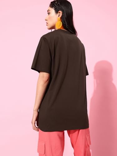 Image of Dillinger Blue Graphic Oversized T-Shirt