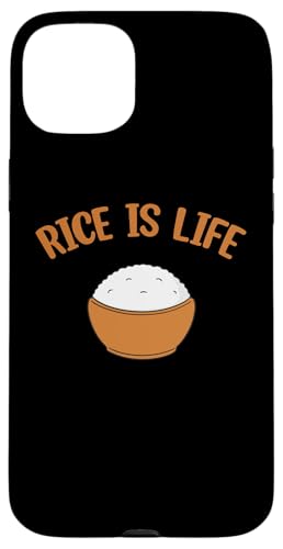 Rice Is Life Comida Asiática Anime Arroz Carcasa para iPhone 15 Plus