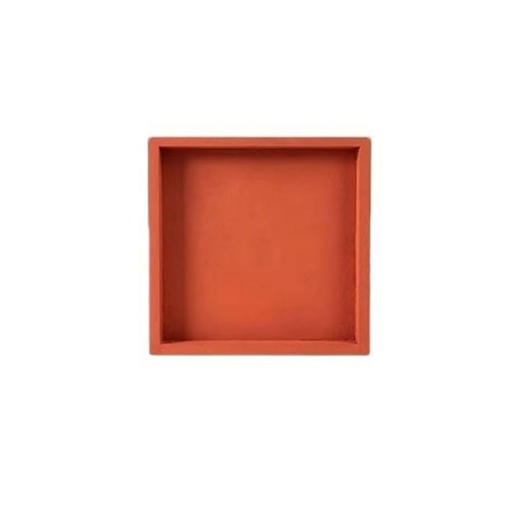 Podstawki roślinne Ogrodowa kwadratowa tacka ociekowa do doniczek(Orange,XS)