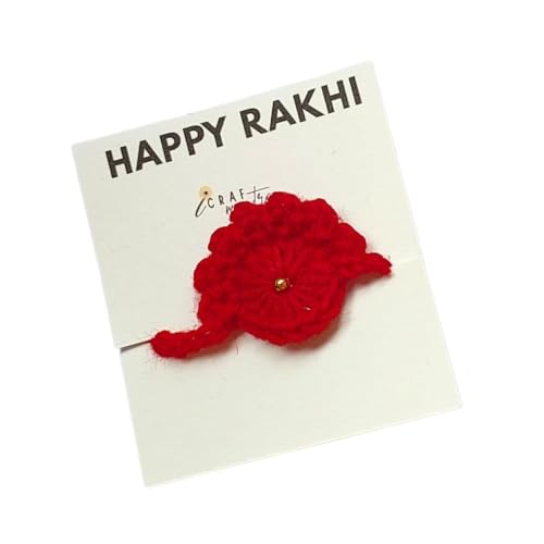 Image of Handmade Crochet Rakhis for Brothers - 100% Pure Cotton /Wool