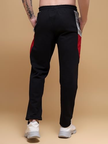 Image of Cotton Fleece Regular Fit Full Sleeves Sweatshirt & Lower Combo Set Tracksuit With Kangaroo Pockets For Men| Gym Home Workouts Training Jogging Hiking