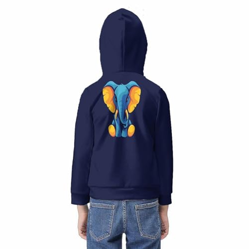 Pull éléphant capuche pour garçons et filles style 3D