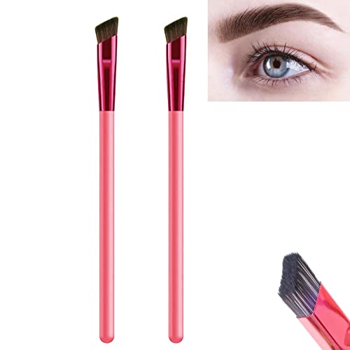 2 PCS Multi Function Eyebrow Brush, Novahebe Multi-function Eyebrow Brush, Three-dimensional Concealer Makeup Brush, Eye Brow Concealer Contour Brush for Women and Girls