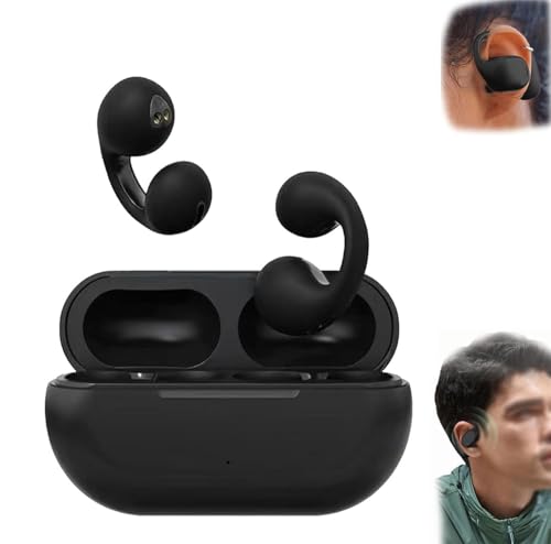 XiChiu Bash Earbuds - Auricolari impermeabili BashPro, per doccia, con cancellazione del rumore, sportivi, Bluetooth, auricolari aperti 3D stereo a conduzione ossea, impermeabili, colore nero
