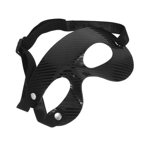 FRCOLOR - FRCOLOR équipement de pour masque de sport masque de receveur de baseball basket masques masque de softball accessoires de basket- masques faciaux demi-masque PVC Black