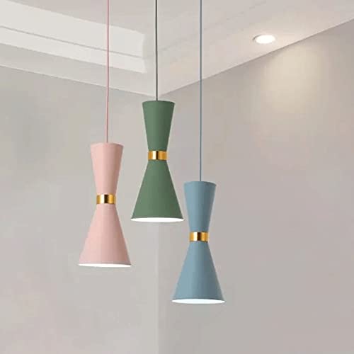 Suspension nordique macaron E27 avec câble réglable pour éclairage de bar