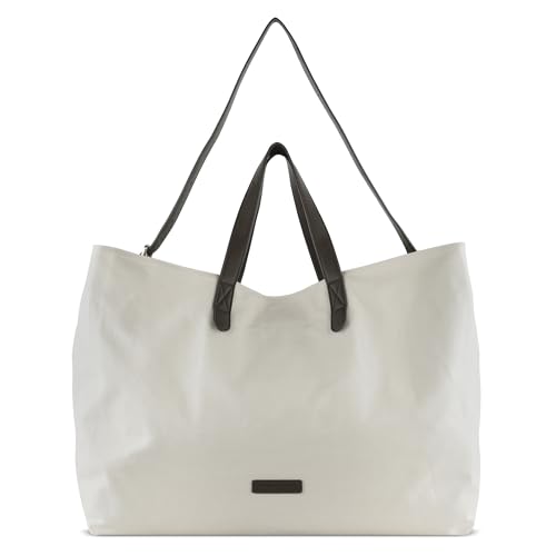 bugatti Finn Bolso bandolera extragrande de lona y polipiel