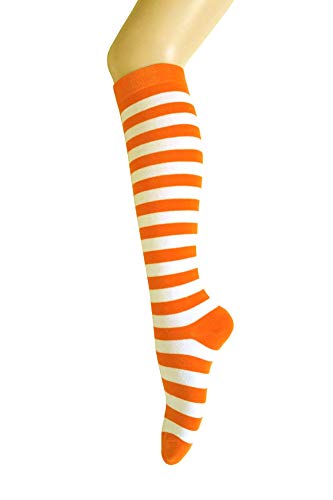 Image of Elite Quality Soft Cotton Knee High /Over knee Zebra stripes Socks