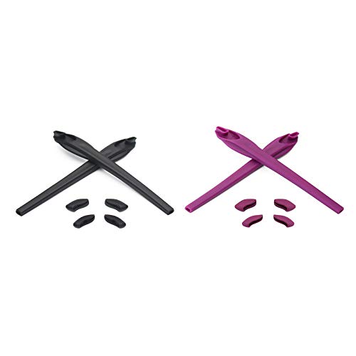 Image of Eye Opening Stuff Replacement Earsocks & Nosepiece Rubber Kits Compatible with Oakley Flak 2.0 /Flak 2.0 XL OO9188 Sunglasses