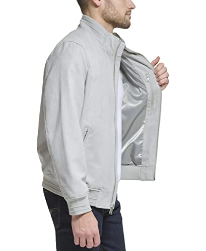 Image of DKNY Men's Modern Knit Collar Bomber Jacket