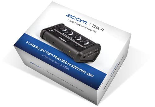 Zoom Amplificador de fone de ouvido ZHA-4 de 4 canais