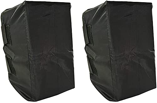 COOSOO Wasserdichte UV-Schutz-Lautsprecherabdeckungen für Innen- und Außenbereich, Wandmontage, robuste Oxford-Lautsprecher-Schutz (zwei Abdeckungen)