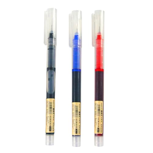 Bolígrafo de tinta de gel 0.5mm negro/rojo/azul miniatura 6
