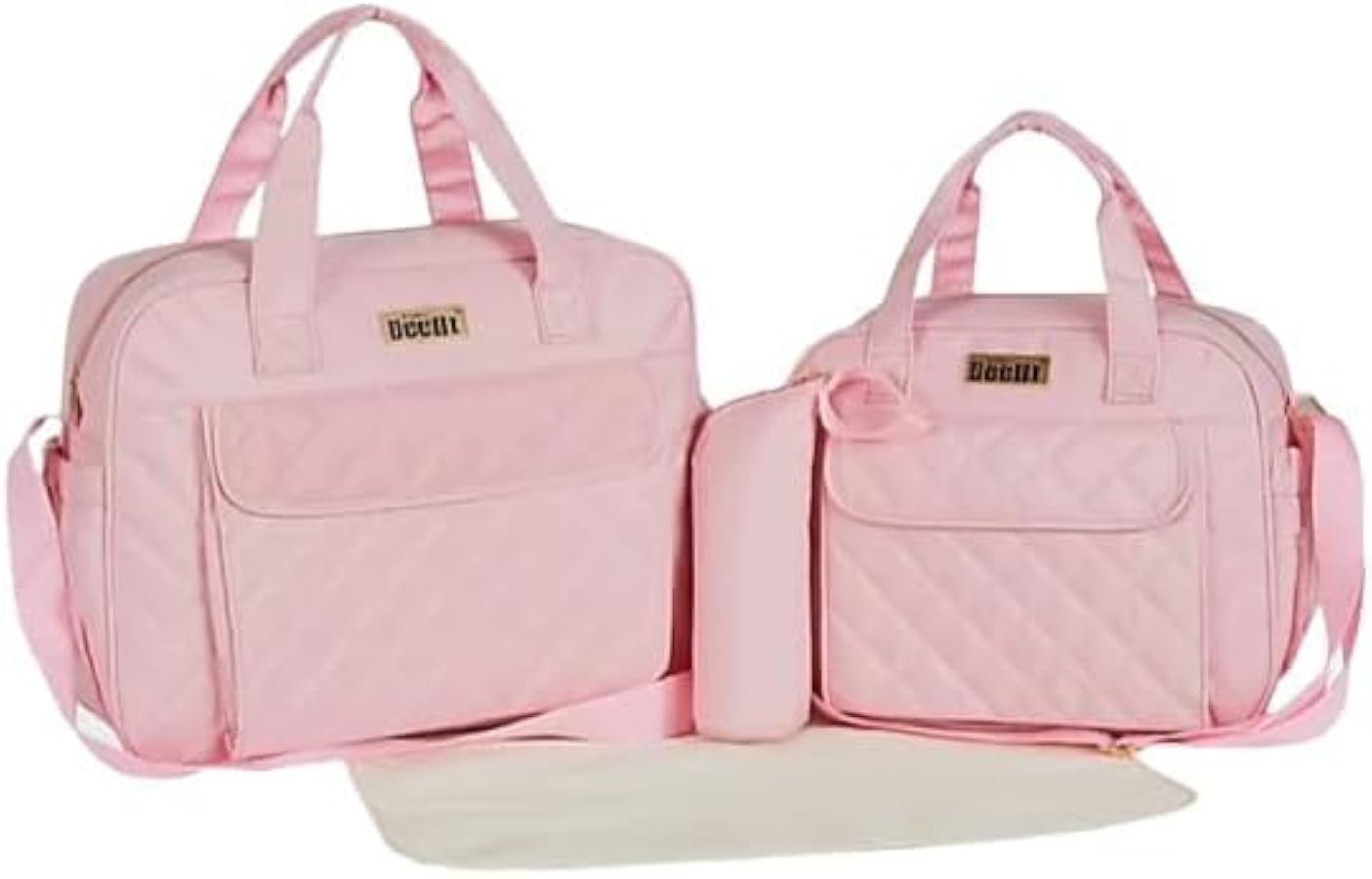 New Born Baby Gift Miss Lulu 5-Piece Baby Diaper Bag Set Pink
