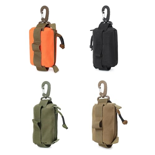 Pouches Belt Bag Utility Keychain Zippers Case Coin Purse Small Storage For Outdoor Camping Hiking Outdoor Buckle Small Tool Coin Purse For Camping3