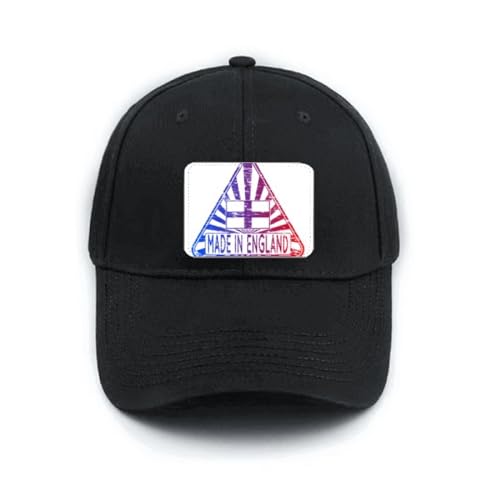 Casquette classique noire Angleterre réglable pour homme et femme look UK
