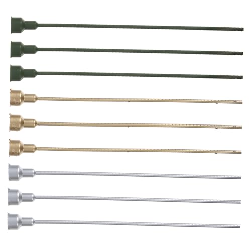 OSALADI 9Pcs Flower Wire Stems Durable Material Colors for Bouquets and Floral Arrangements Complete Crafting Accessories for Creative Projects