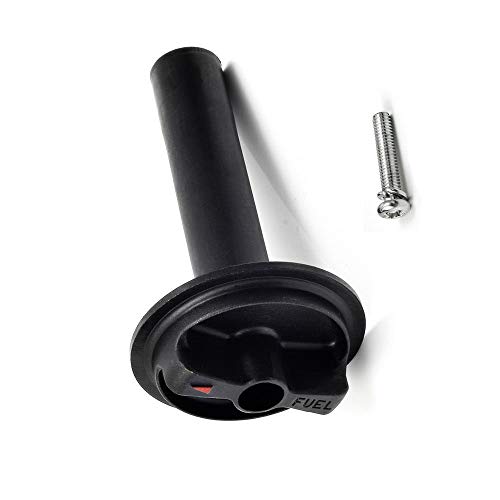 Fuel Tank Petcock Switch Valve with Lever Screw Compatible with Kawasaki Prairie 400 KVF400 1999-2002 Fuel Petcock Switch Shut Off Valve Replace 51023-1254 51023-1317